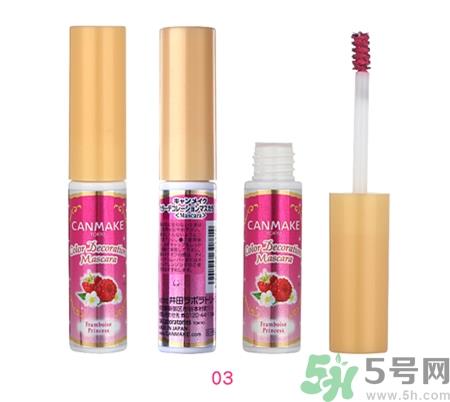 canmake彩色睫毛膏色号 canmake彩色睫毛膏试色