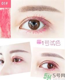 canmake彩色睫毛膏色号 canmake彩色睫毛膏试色