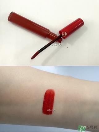 阿玛尼405唇釉试色 阿玛尼405试色图