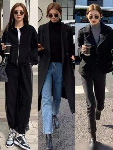 ​黑色大衣太好搭配了，一件顶N件，配上这3个搭配公式更时髦