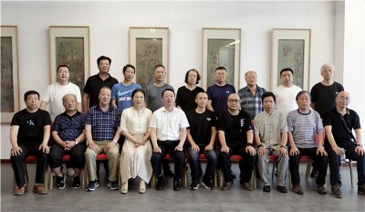 ​指月——杨梵作品青岛展暨山水、人物画研讨会在翰德轩美术馆开幕