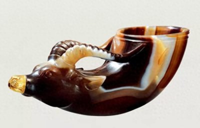 ​国家宝藏：唐镶金兽首玛瑙杯