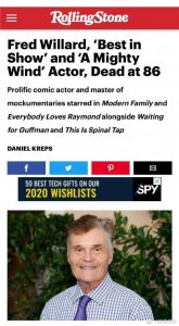 ​《摩登家庭》演员佛莱德·威拉特去世，享年81岁