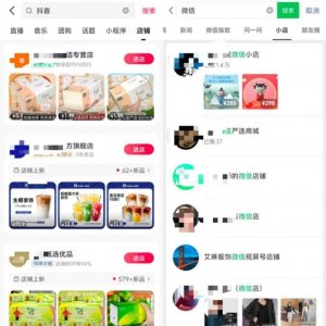 ​微信抖音搜索框新增电商入口， 再造新引擎？