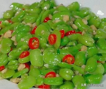 ​清爽解腻的凉拌蚕豆，属于这个季节的独有美食！