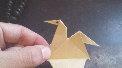 如何叠千纸鹤,怎么叠千纸鹤一步一步教简单图15