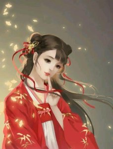 古风美人壁纸丨青衫泪落,白衣染尘!