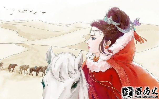 王昭君模拟画像