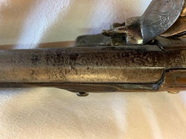 法国人18世纪中叶制作的燧发枪实物，样式很经典，在欧洲曾很流行