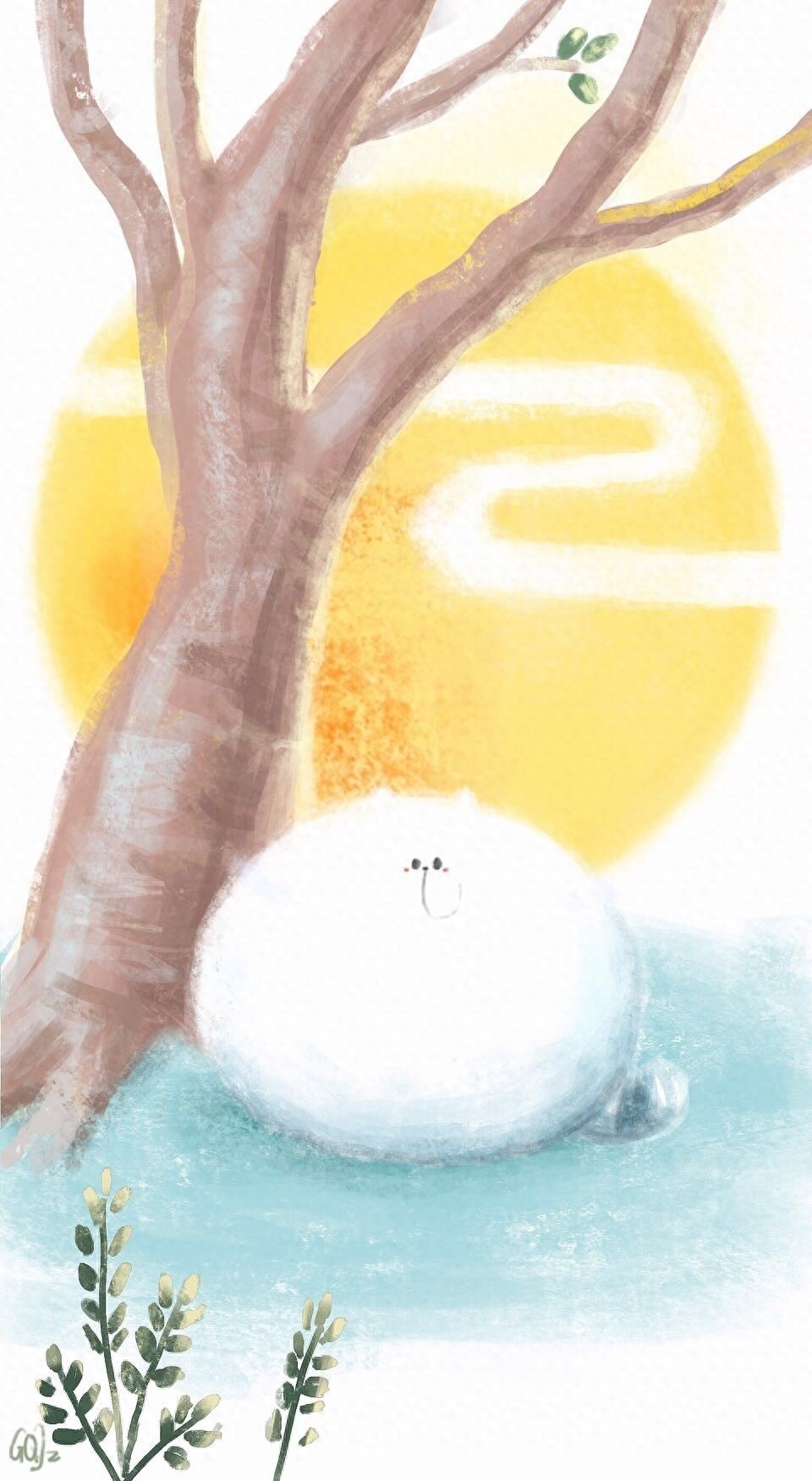 壁纸｜可爱的一条小团团