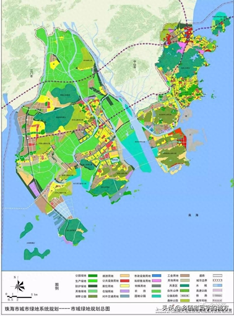 广东——珠海市城市总体规划图