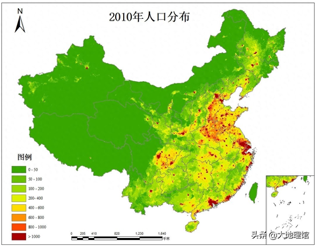 一组地图告诉你：二十五年里，中国人口分布有哪些变化？