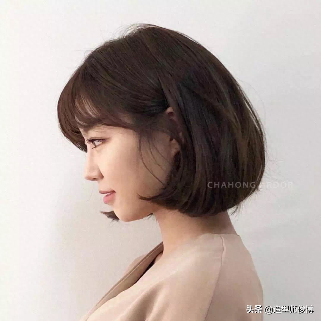 2020流行韩式短发c卷发型，高级感十足