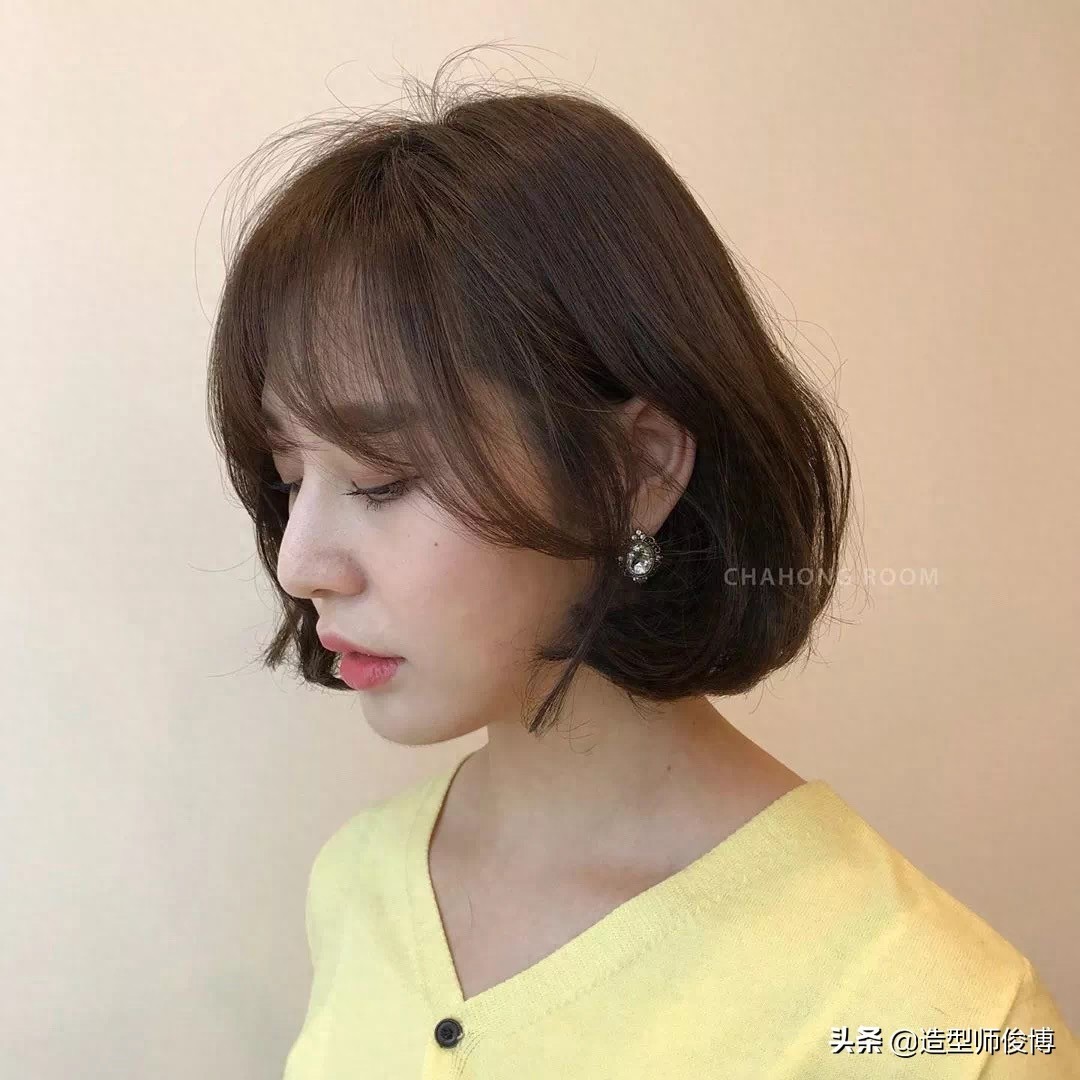 2020流行韩式短发c卷发型，高级感十足