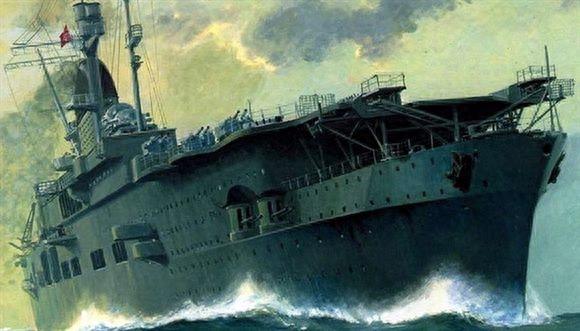 二战德国唯一的航母：“齐柏林伯爵”号，隐身深海近半个世纪