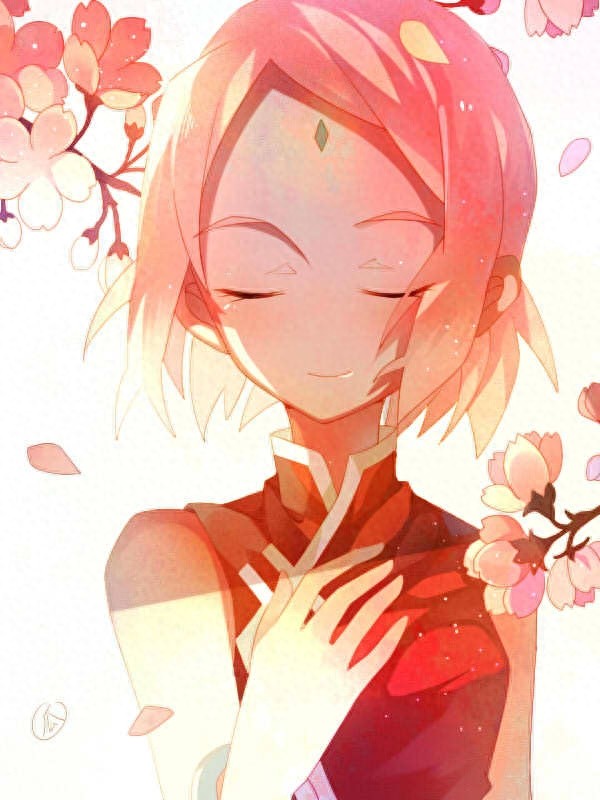 春野樱同人图：春野樱温柔的变化，你有见过这么美的她吗？