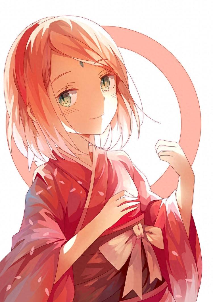 春野樱同人图：春野樱温柔的变化，你有见过这么美的她吗？