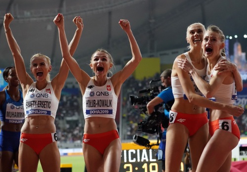 田径——女子4X400米接力决赛赛况